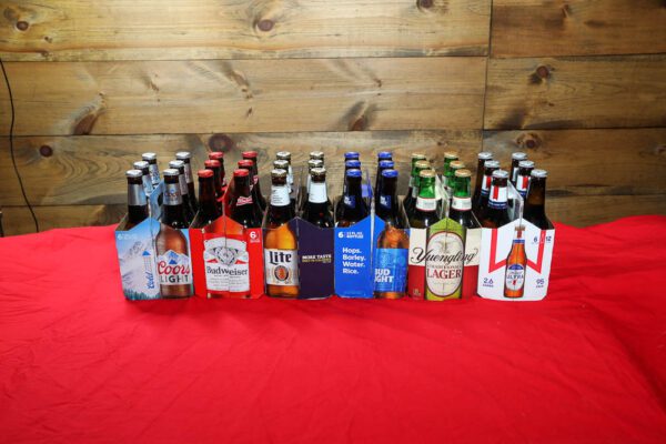 6 packs of Domestic Bottles